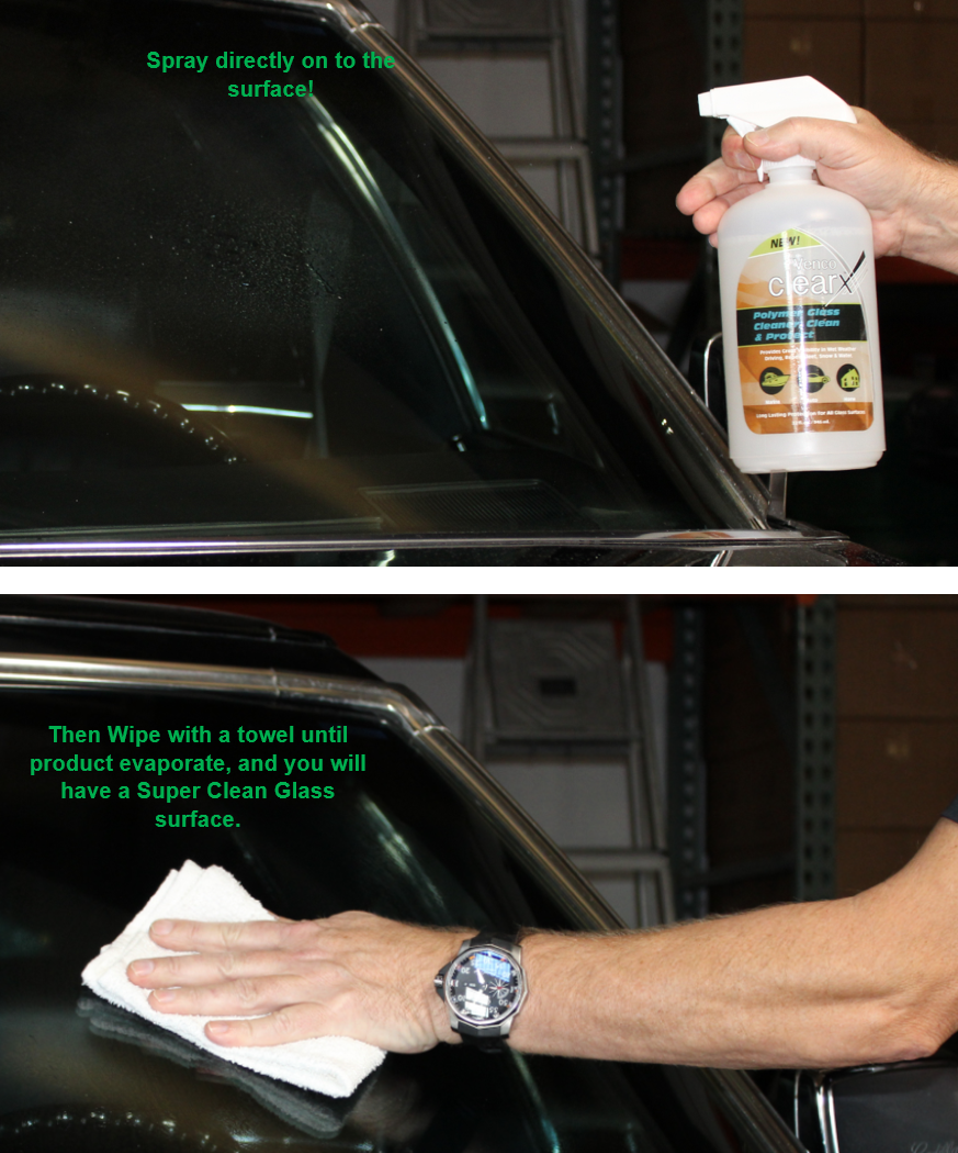 32oz bottle of Window Polymer Soap Clean & Protect | Venco Marine